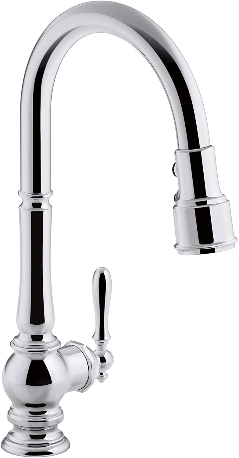 Artifacts®single-hole kitchen sink faucet with 17-5/8
