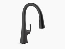 Load image into Gallery viewer, Graze Kitchen sink faucet with KOHLER® Konnect™ and voice-activated technology K-22068-WB-CP
