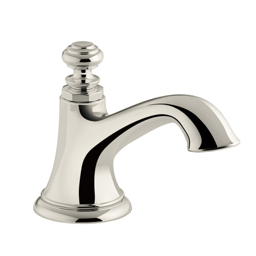 Artifacts Bathroom sink spout with Bell design, Less Handles, Vibrant Polished Nickel K-72759-SN