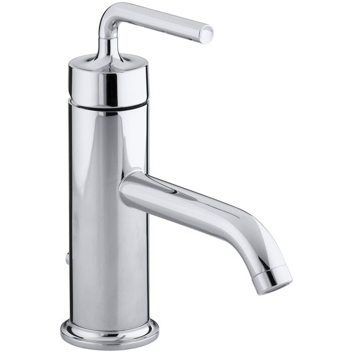 Purist Single Control Lavatory Faucet with Straight Lever Handle K-14402-4A-CP