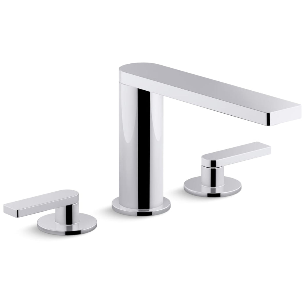 Widespread 2-Handle Bathroom Sink Faucet with Metal Drain Assembly K-73060-4-CP
