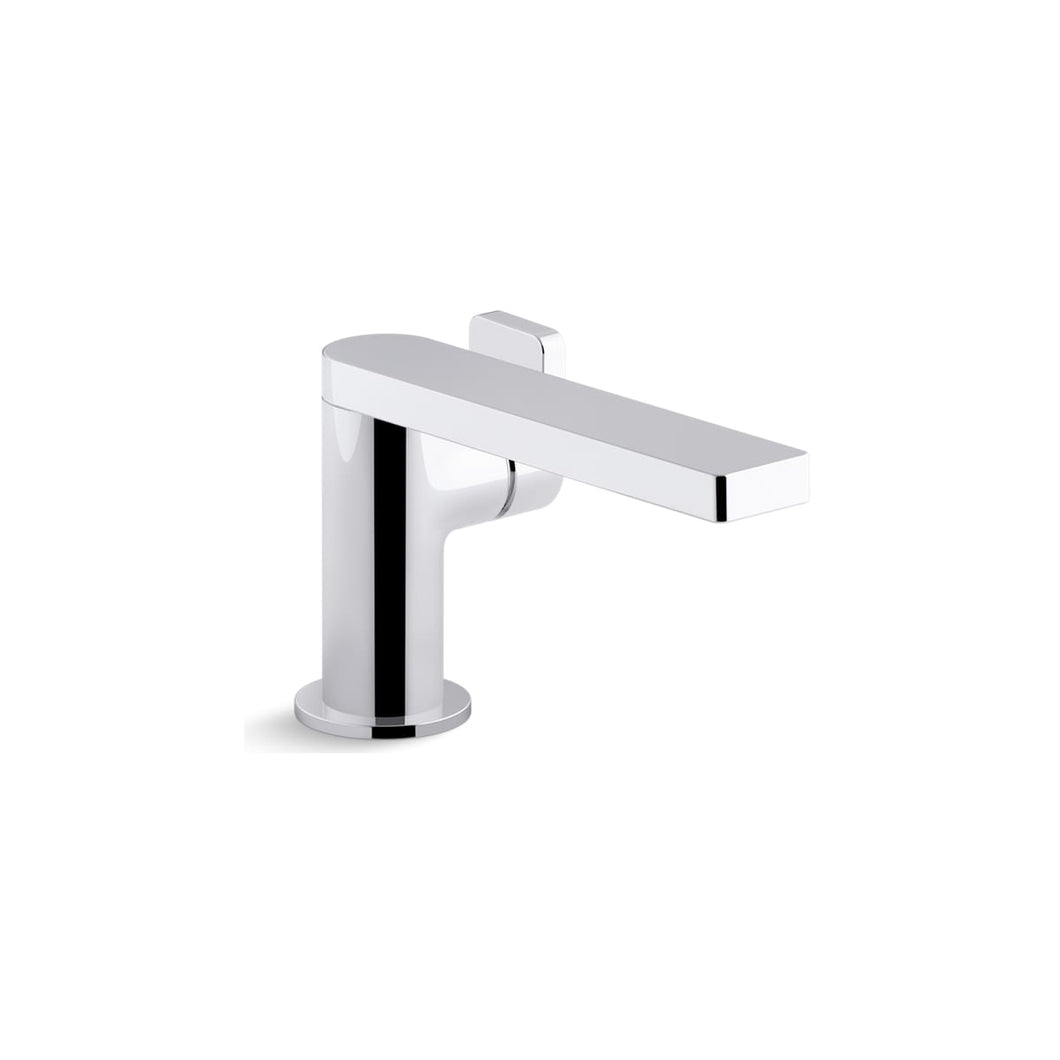 Composed®single-handle bathroom sink faucet with lever handle with metal drain assembly K-73167-4-CP