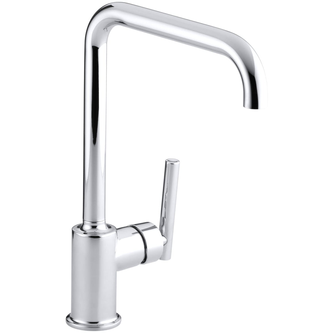 Purist®single-hole kitchen sink faucet with 8