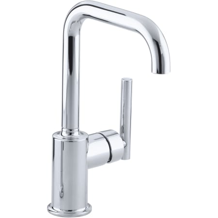 Purist®single-hole kitchen sink faucet with 6